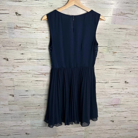 ERIN FETHERSTON Cocktail blue sparkly dress  size 6 - Picture 8 of 10